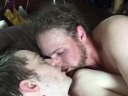 Flint Wolf Fucked Hard by Trucker Daddy Bareback