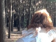 Naked Forest Nymph Dances Wild And Horny With Her Juicy Pussy Out