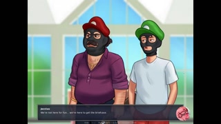 Summertime saga #121 - Spying on my boss while she is lying on the couc