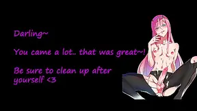 Zero Two Tempts with Twin Thrills: Sensual Oral Anal Play Unleashed