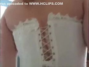 SSBBW in White Corset