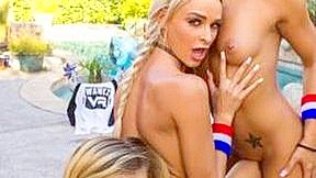 Haley Reed, Morgan Lee And Emma Hix - Foursome Vr Porn Sex