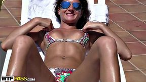 Deep pussy banging for delicious busty amateur gf