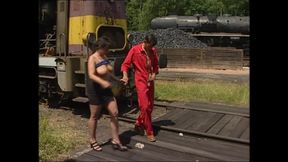 Double Blowjob Ending in Facial Cumshot