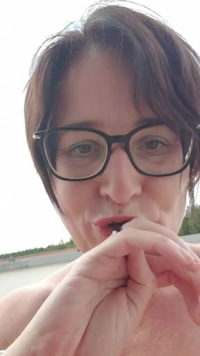 Self Spanking with Squirting