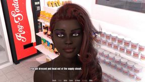 Grandma's house: big booty ebony, pussy eating, and blowjob ep 73