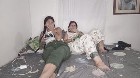 Playing play with my girlfriend and I throw so many disgusting farts next to her