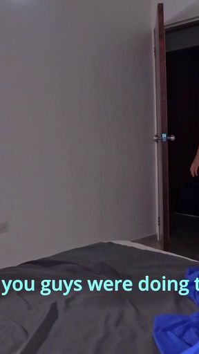 MILF Stepmom Has a Midnight Threesome with Her Two Young Stepsons   Clip 3