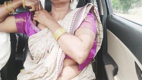 Telugu Stepmom Log Drive with Stepson Gor Sex Telugu Dirty Talks.