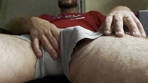 Outdoor Balcony Cock Jerk