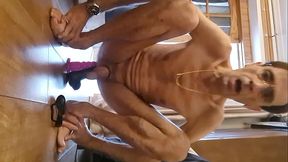 Double Dildo on Bulgarian Ass