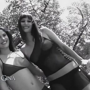 Melinda and Horny Gina Caress and Finger Until Orgasm