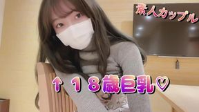 Tートハメ撮り18歳の巨乳彼女か温泉旅館て声を我慢しなから絶頂素人カッフル/美女//ハイハン/スマホ撮影/リアル/主観動画/ハメ撮り/野外露出