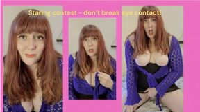 Staring contest with JOI reward - DON'T BREAK EYE CONTACT - Eye Fetish by Lexie Red