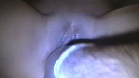Just a big soaking wet pussy of my wife getting fisted