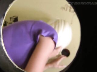 Aged MILFs Suck Gloryhole Knobs and Gulp Facials
