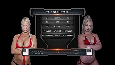 London River vs Kay Carter Female Wrestling