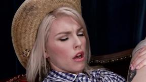 ”Big Boobed MILF cowgirl assfucking toy two hotties”