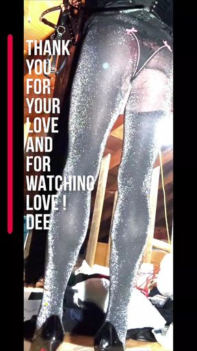 A Shiny Open-Crotch Pantyhose Adventure w Dee Angels