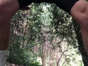 Very ROUGH & RAW WANK deep down in the Woods