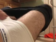Teen Masturbation with Tighty whities