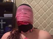 Fake lips wrapped in tape