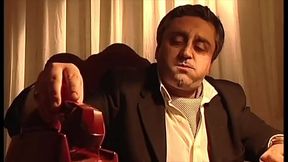 Jasmine Rouge: a blow job under the desk for the mafia boss