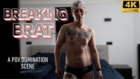 Breaking Brat - Alpha Jaq Quicksilver Makes You Submit with Rough Submission, Verbal Humiliation, and Piss Marking - golden shower, pee, dominant, pov, daddy dom - 4k mp4