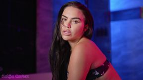 Katija Cortez Getting Hot In The Bathroom