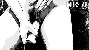 Cartoon shower girl with dildo