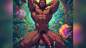 Muscle Men Cocks Cumming Art