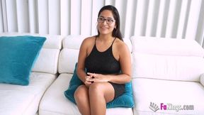 Busty Latina Lana Villafuerte enjoys intense group action!