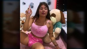 ts angelique monroe - hot dildo show