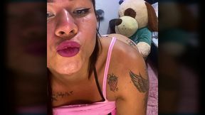 ts angelique monroe - hot dildo show