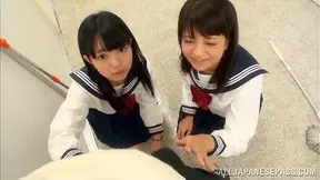 Chubby Dick Shared Between Sexy Babes - Steamy Threesome Fun