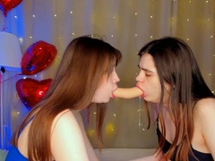 Independent Teen brunette girl toying pussy outdoor