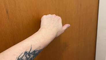 He showered too long so I had to use him as a urinal 😏💦 [4K]