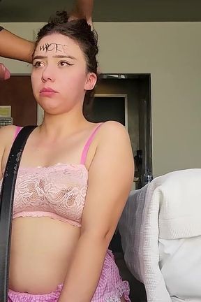 Submissive Slut Humiliated, Slapped, Spit on, and Fucked Hard in the Ass