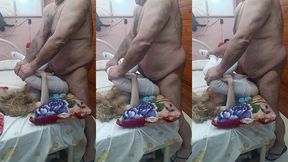 loirinha de 19 anos e o seu ficante mais maduro