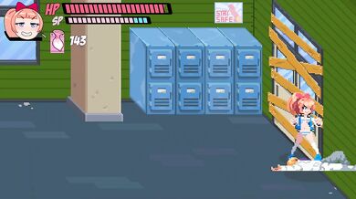 Lewd City Girls [Hentai pixel game] mixed sex facial blowjob while face siting