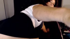 DEMANDING MATURE Goddess has her way with pathetic weak slave