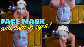 Face Mask Sucking Cock Cum In Face And Eyes_4K