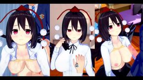 Big-Breasted Aya Shameimaru Rides Cock in Erotic Touhou 3D Hentai Scene