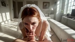 for the first time, i was able to have an orgasm with my boyfriend right before the wedding.[ai]