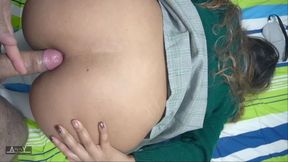 Cute Experiences Her First Painful Anal Sex. Real Amateur Sex - Anny Kitty