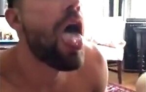 Bearded Stud Cumslut Strikes Again