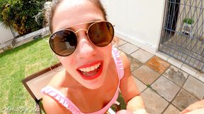 Without mercy with my stepdaughter's ass!!! From fucking her ass so much I fill it with cum, anal creampie
