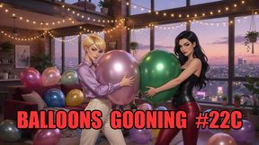 Balloons Gooning #22C: Taut Latex Surrender (Animated, Music)