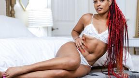 ”Addis Fouche start talking dirty & flashes her tits to her phone”