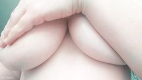 close ups boobs teasing - natural tits (Arya Grander)